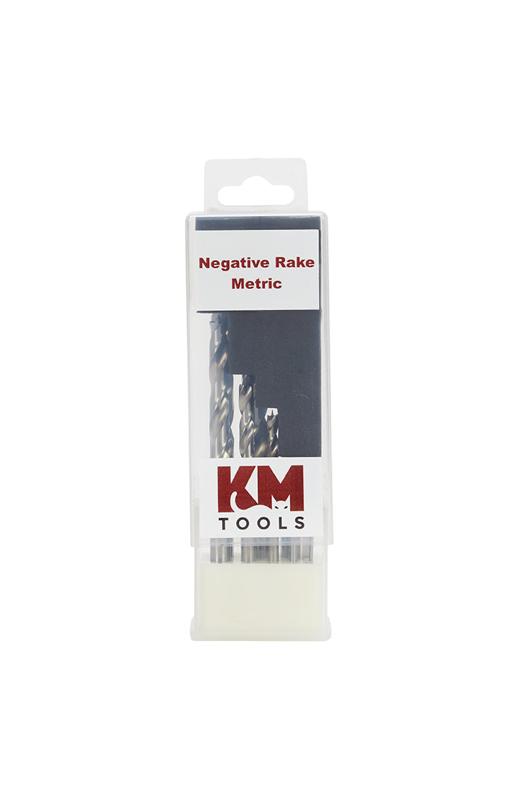 KM Tools Negative Rake Brad Point Drill Bit Set