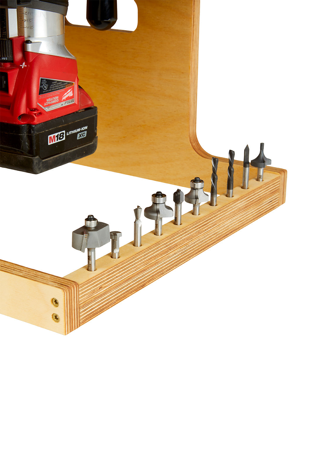3X3 Custom 6-in-1 Universal Trim Router Jig + KM Tools Benchtop Router Table Bundle