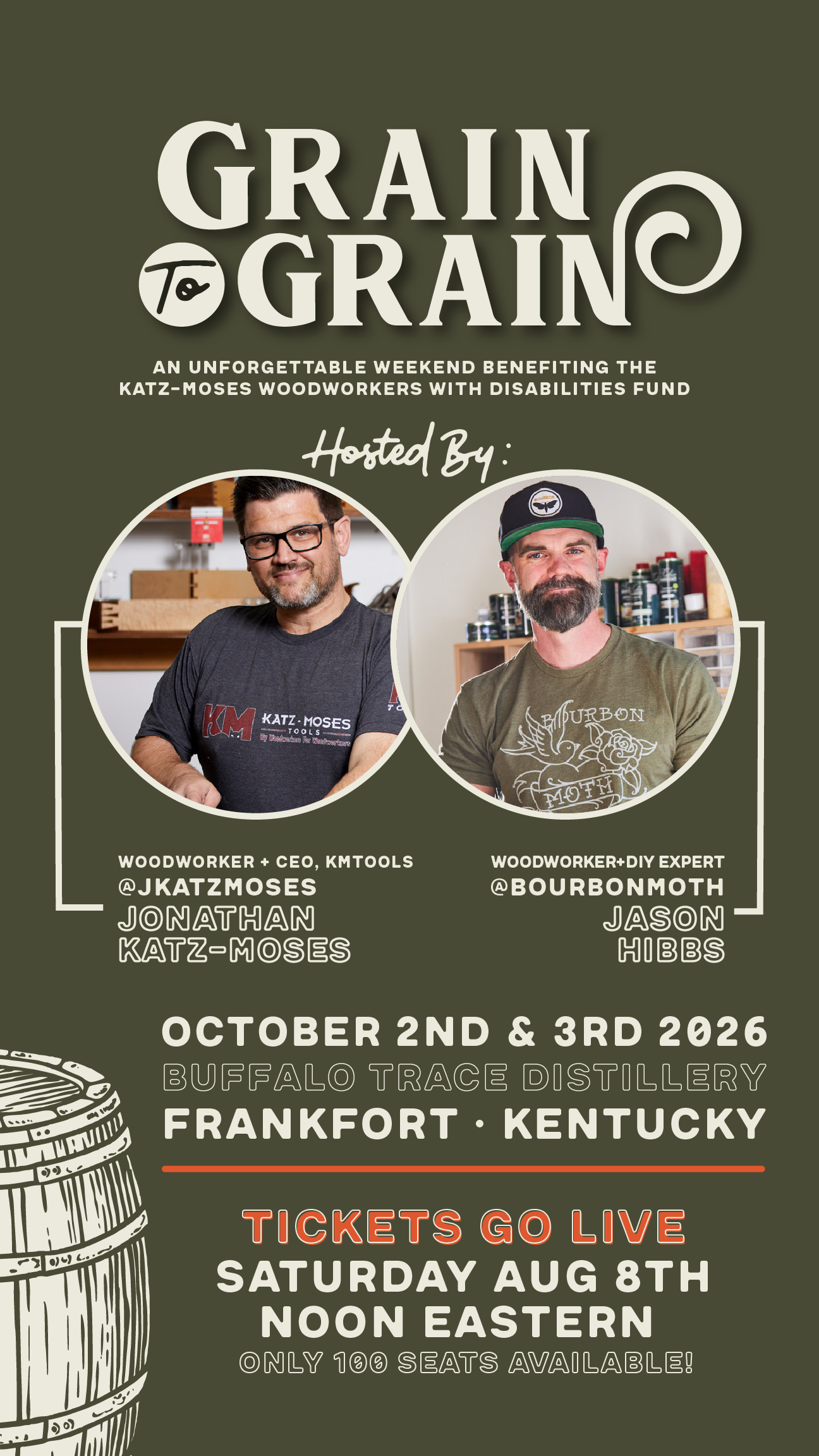 A Weekend at Buffalo Trace Distillery Benefiting the KMWDF