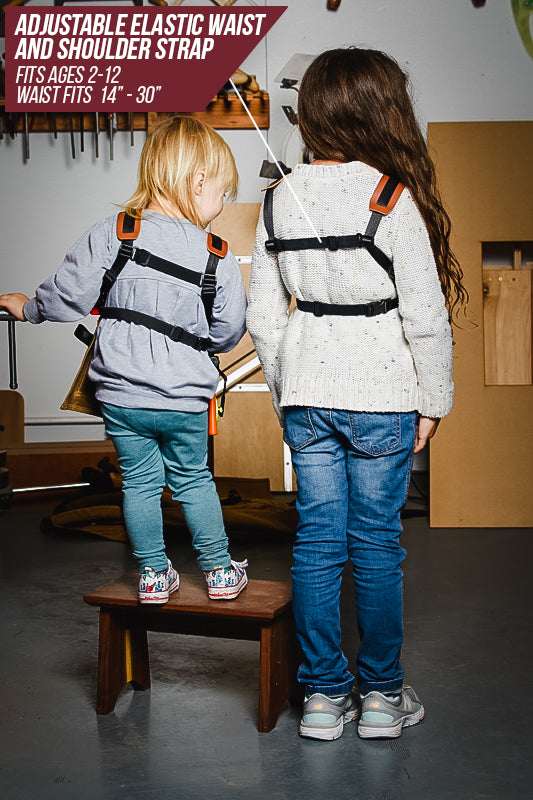 The Katz-Moses 20oz Waxed Canvas Tool Apron (CHILD/KID SIZE up to age 9)