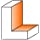 CMT Orange Rabbeting Set - 1/4-Inch Shank